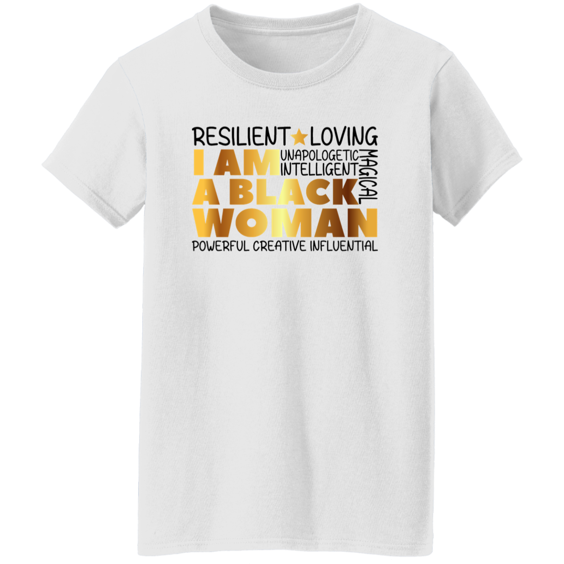 I Love Being A Black Woman T-Shirt