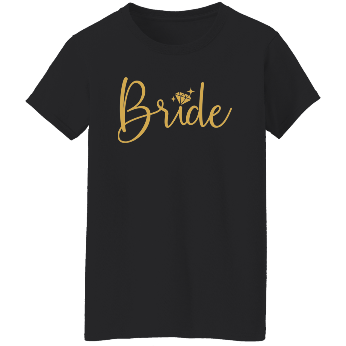 Bride Gold Diamond T-Shirt