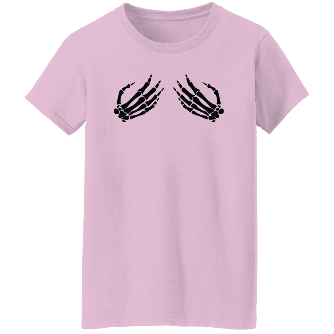 Skeleton Boob Hand T-Shirt