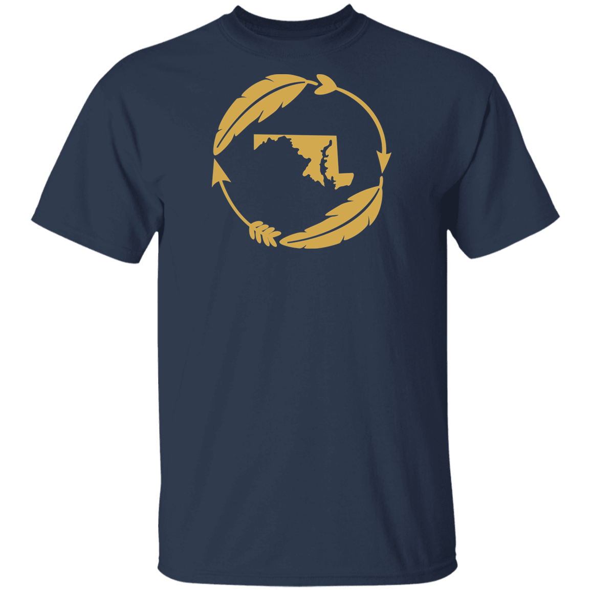 Maryland Wreath Basic T-Shirt