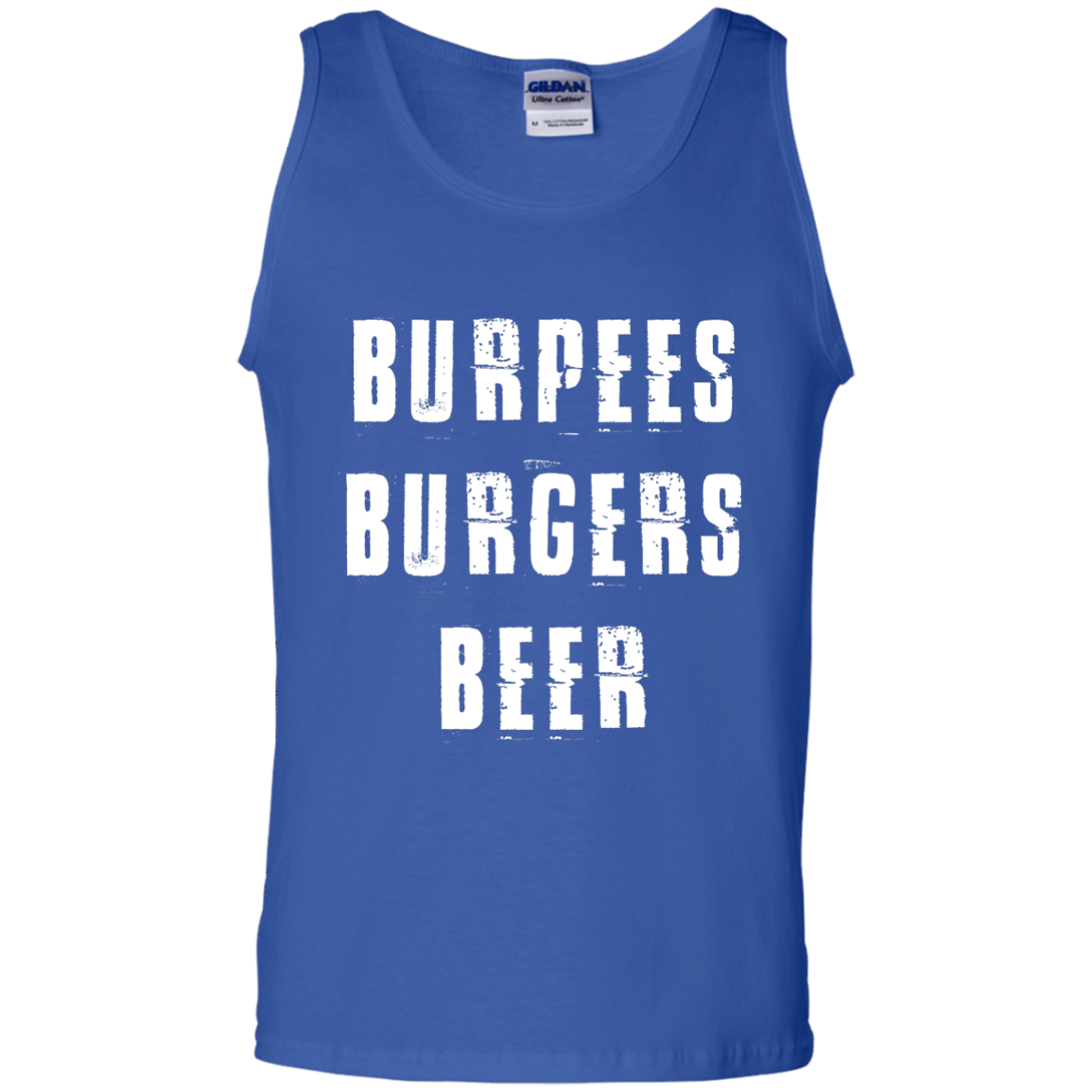 Burpees Burgers Beer Tank Top