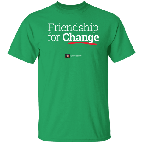 Friendship For Change Green Adult T-Shirt