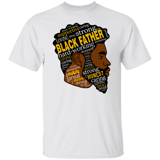 Black Father Motivational T-Shirt