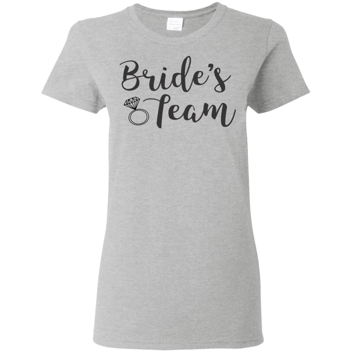 Bride's Team (Black) T-Shirt