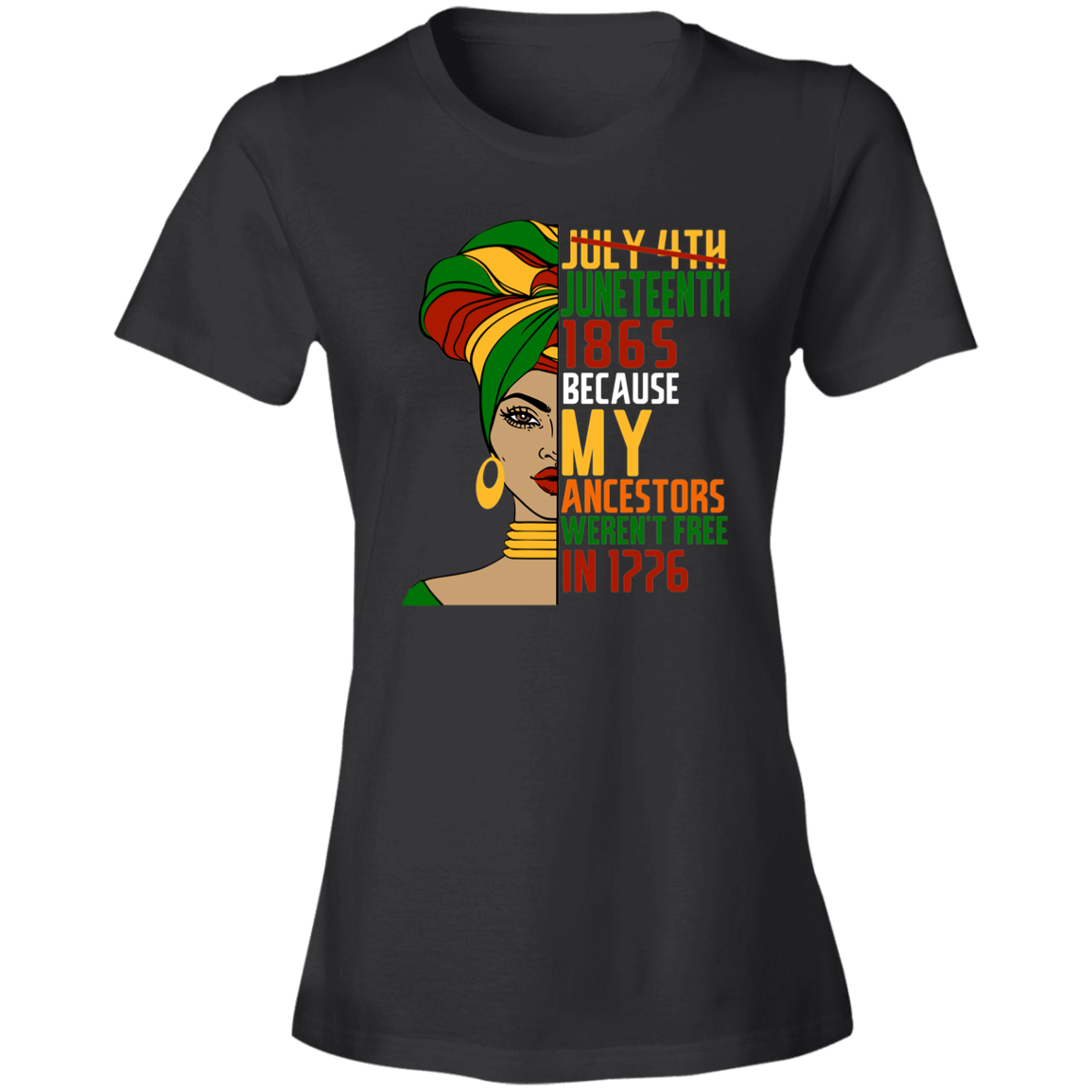 Juneteenth Woman T-Shirt
