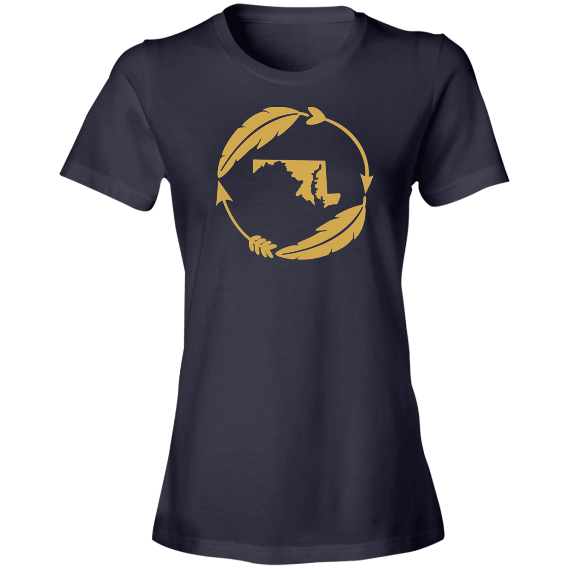 Maryland Wreath Ladies' T-Shirt