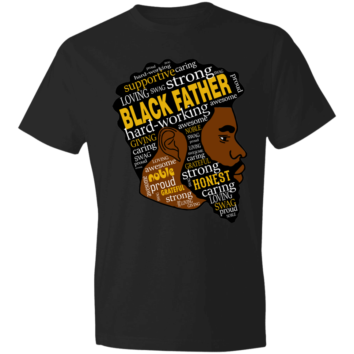 Black Father Motivational T-Shirt