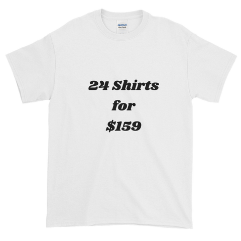 24 T-Shirts for $159
