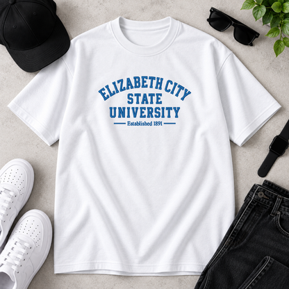 Arched ECSU Embroidered T-Shirt