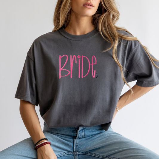 Embroidered Bride T-Shirt