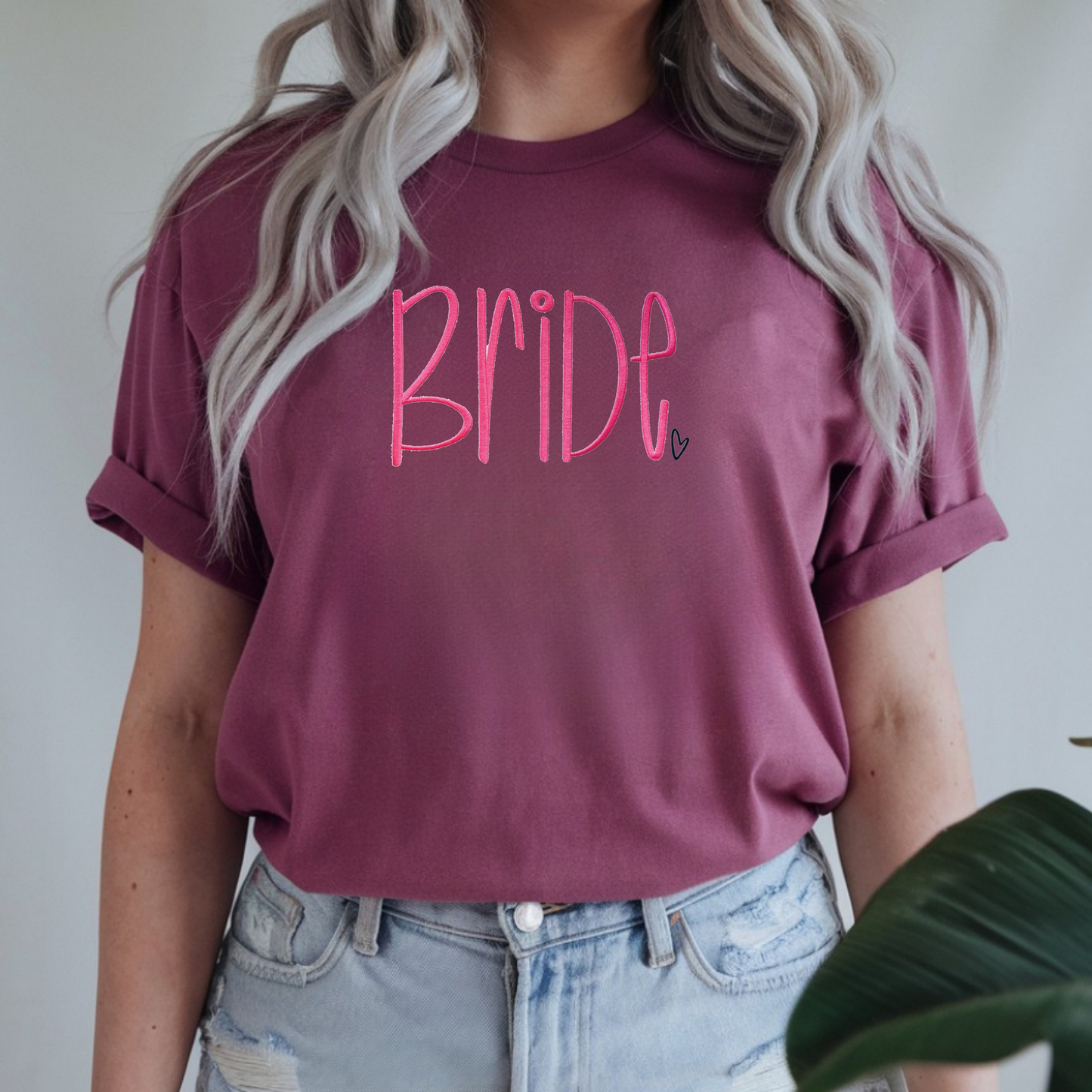 Embroidered Bride T-Shirt