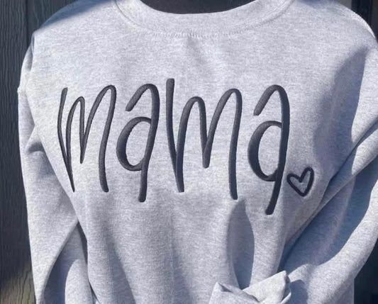 Mama Embroidered Sweatshirt