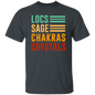 Locs, Sage, Chakras, Crystals T-Shirt