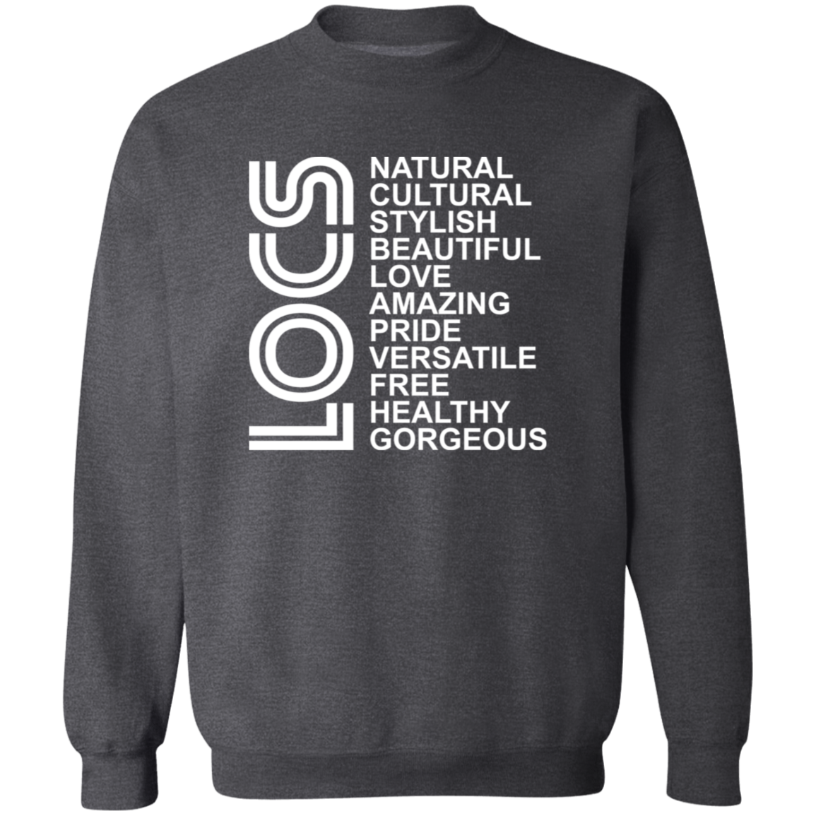 Locs (White) Sweatshirt