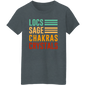 Locs, Sage, Chakras, Crystals T-Shirt