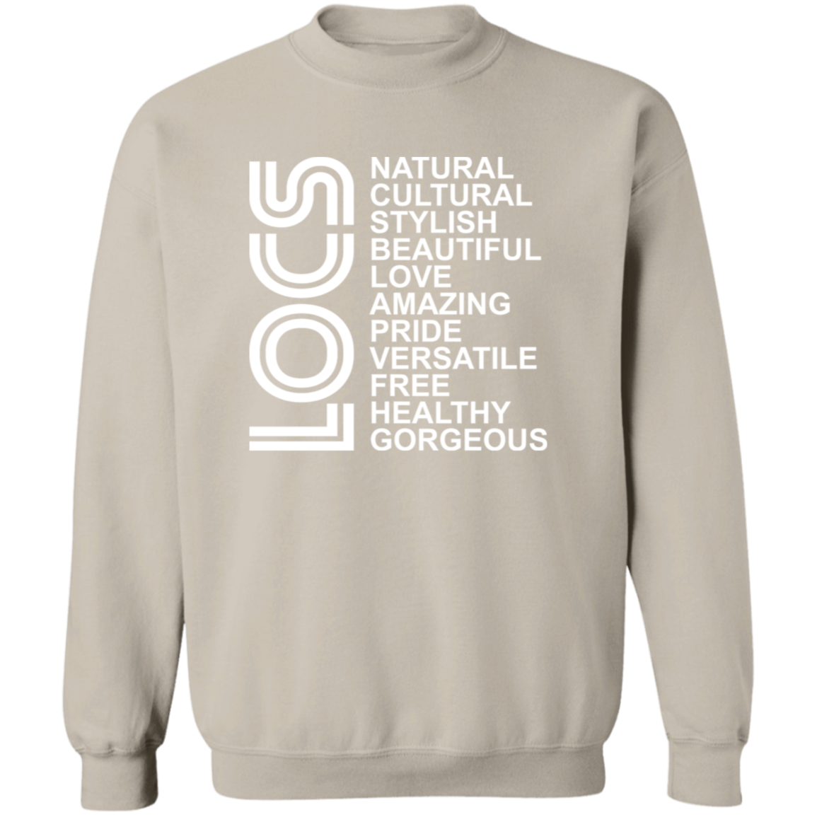 Locs (White) Sweatshirt