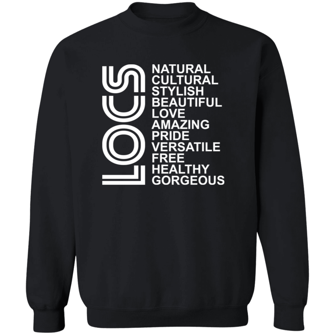 Locs (White) Sweatshirt