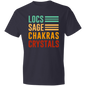 Locs, Sage, Chakras, Crystals T-Shirt