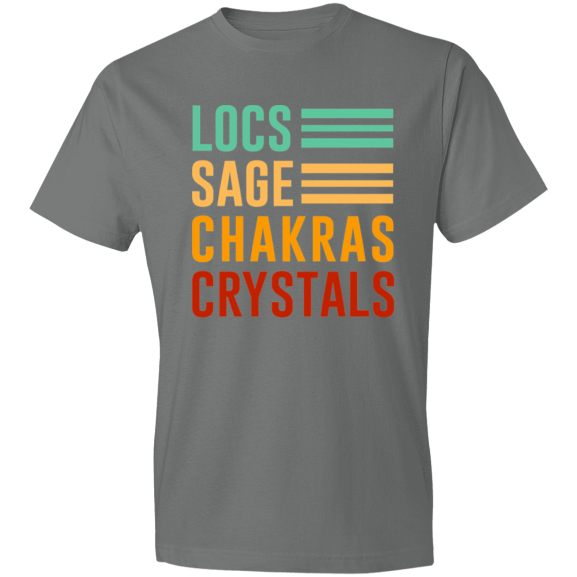 Locs, Sage, Chakras, Crystals T-Shirt