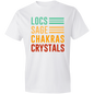 Locs, Sage, Chakras, Crystals T-Shirt