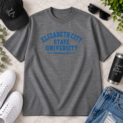 Arched ECSU Embroidered T-Shirt