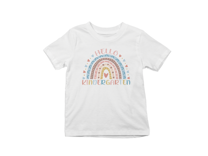 Hello Kindergarten Rainbow T-Shirt