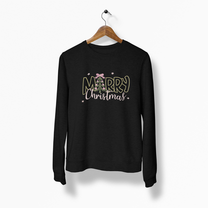 Merry Christmas Embroidered Sweatshirt