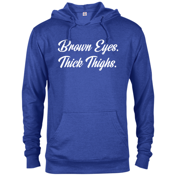 Brown Eyes Thick Thighs French Terry Hoodie