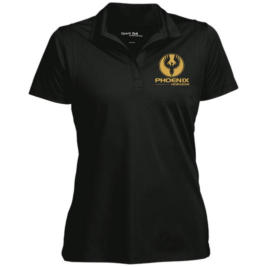 PH Ladies Micropique Tag-Free Flat-Knit Collar Polo