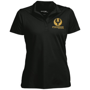 PH Ladies Micropique Tag-Free Flat-Knit Collar Polo
