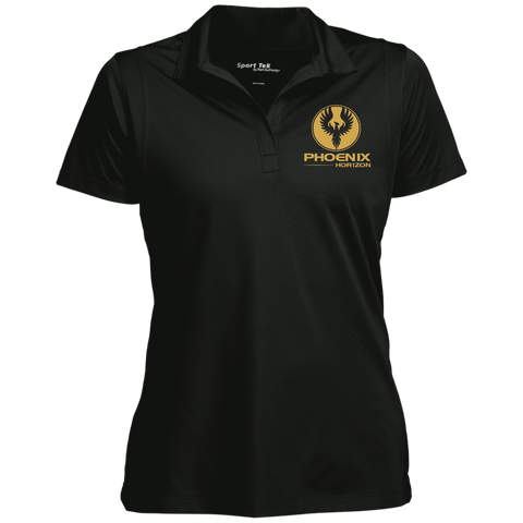 PH Ladies Micropique Tag-Free Flat-Knit Collar Polo