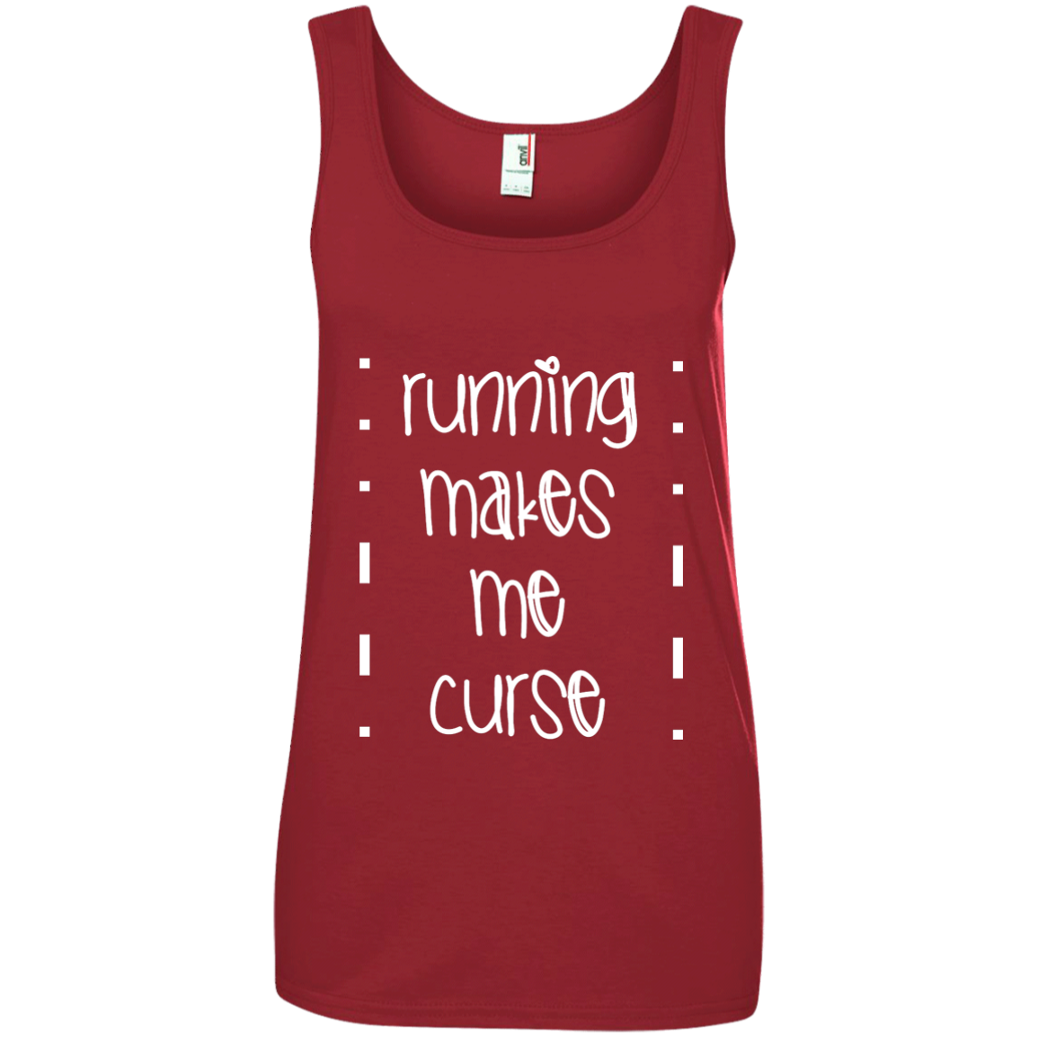 Running Makes Me Curse Tank Top