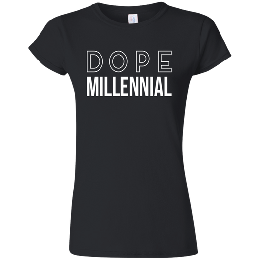 Dope Millennial Softstyle Ladies' T-Shirt