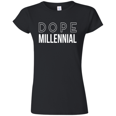 Dope Millennial Softstyle Ladies' T-Shirt