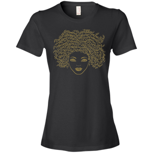 Curly Hair Ladies T-Shirt