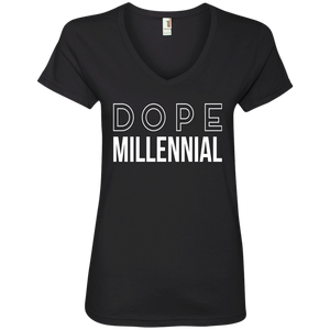 Dope Millennial V-Neck T-Shirt