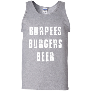 Burpees Burgers Beer Tank Top