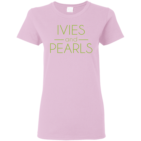 Ivies and Pearls 2 Ladies' Pink T-Shirt