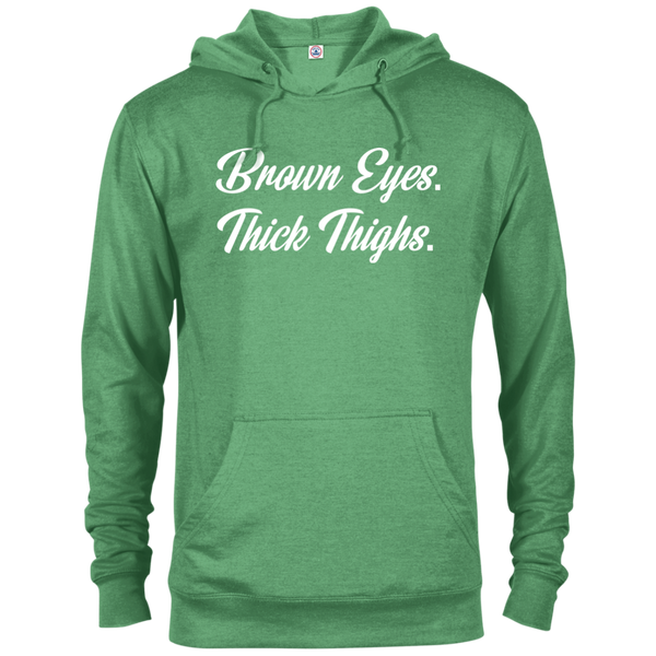 Brown Eyes Thick Thighs French Terry Hoodie