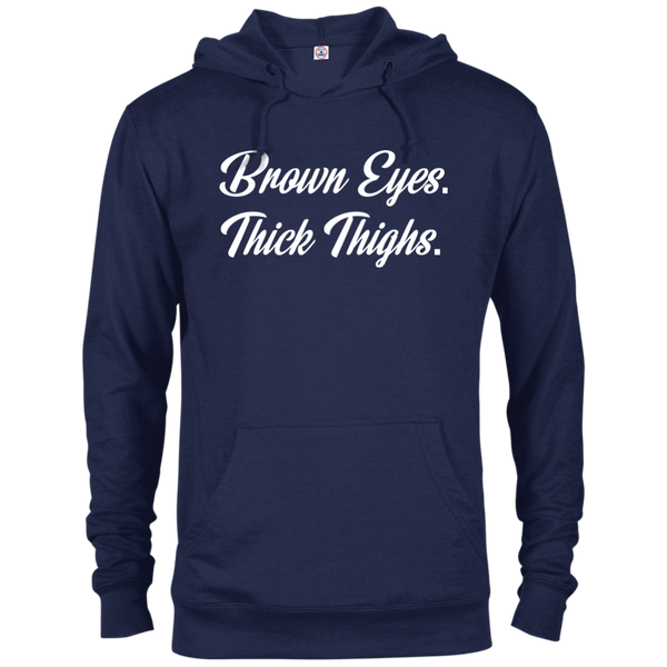 Brown Eyes Thick Thighs French Terry Hoodie